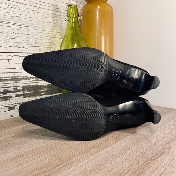 Aquatalia Black Suede Ankle Boots by Marvin K. - Picture 11 of 14